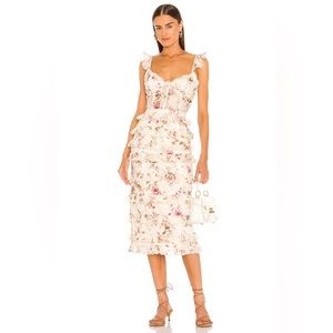 V Chapman Fiorenza Midi Dress